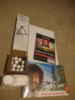 Bob Ross Full Painting Set Brand New!