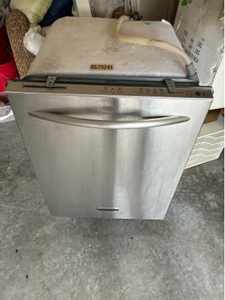 KitchenAid dishwasher stainless steel