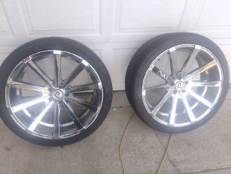 22 inch pinnacle chrome wheels