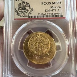20 Peso Gold Coin 