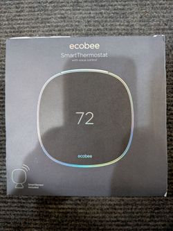 Ecobee Smart Wi-Fi Thermostat Voice Control EB-STATE5-01 (Open Box)