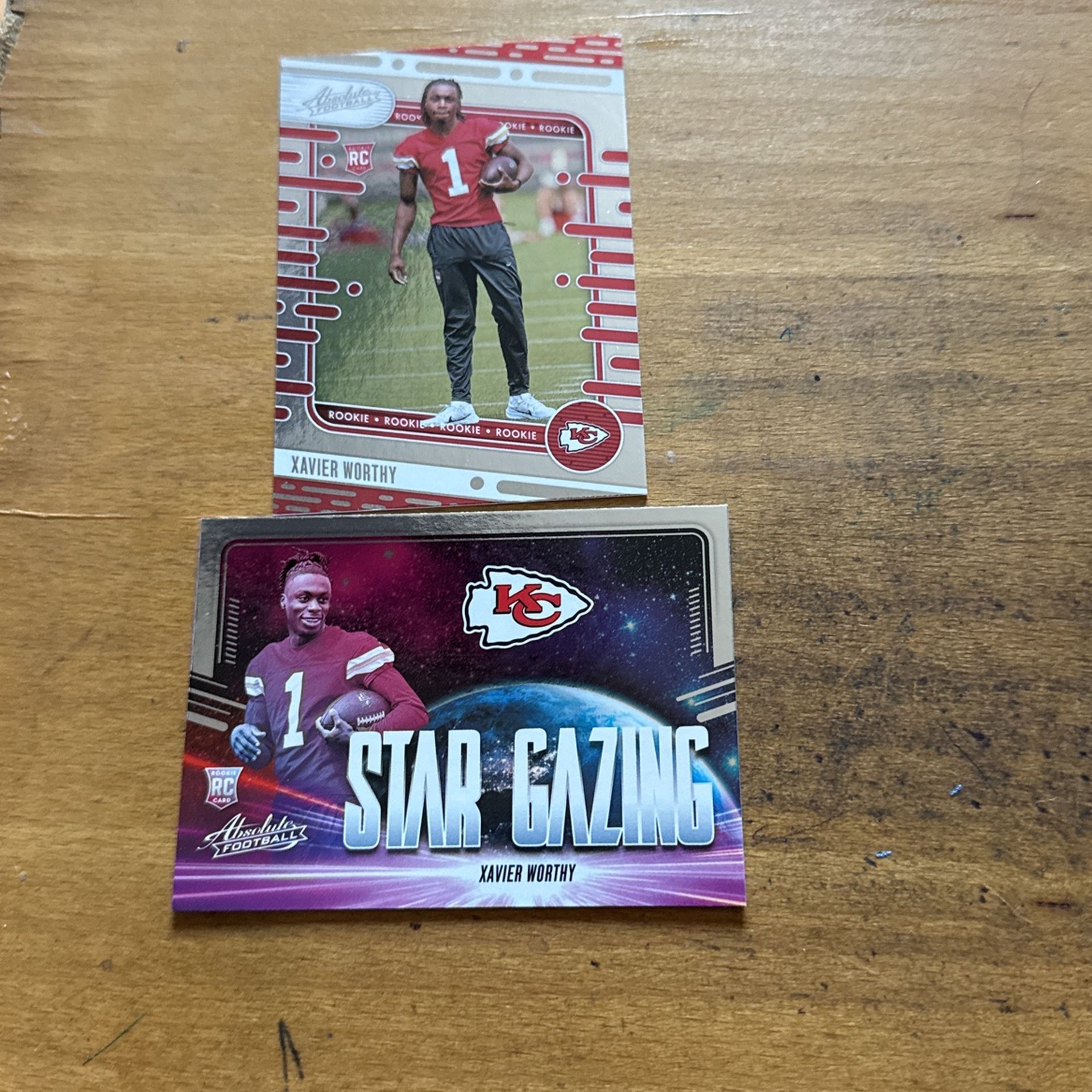 2024 ABSOLUTE LOT OF 2 XAVIER WORTHY ROOKIE CARDS