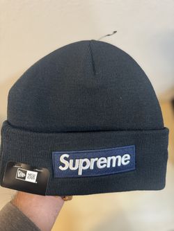 Supreme New Era Box Logo Beanies Navy, Grey And Olive