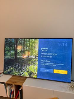 Large Flat Screen Smart TV