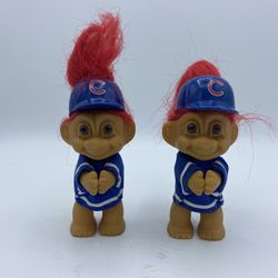 Lot of Two Sport Fan Cubs Trolls Red Hair 