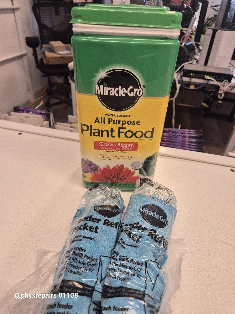 Miracle-Gro Water Soluble All Purpose Plant Food, Fertilizer for Indoor or Outdoor Flowers, Vegetables or Trees, 2.5lb $10