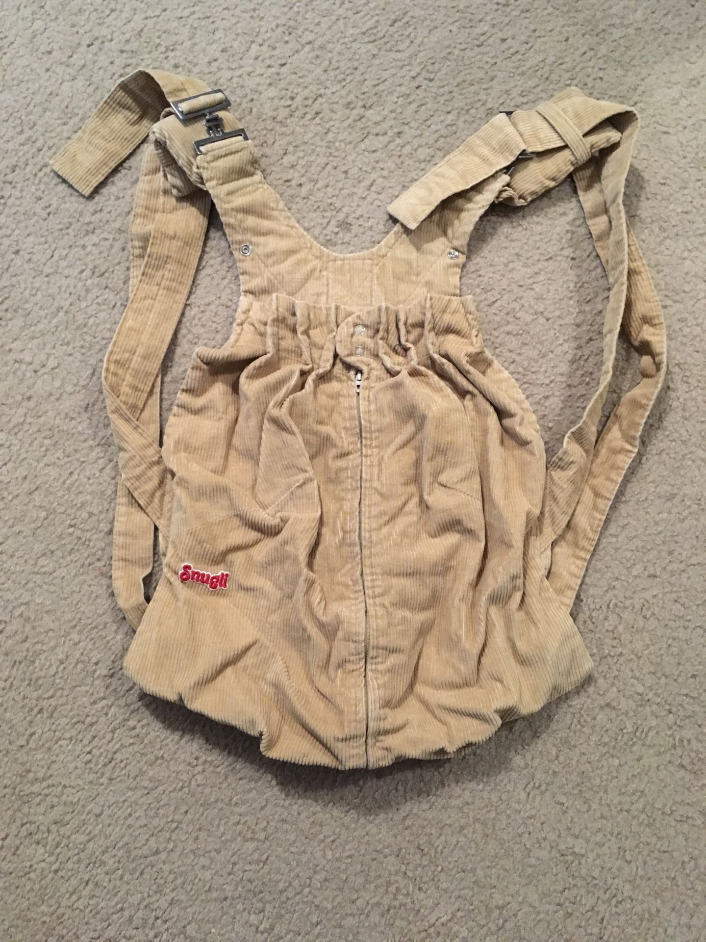 Vintage Corduroy Snugli Baby Carrier