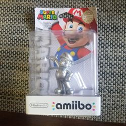 Super Mario Silver Edition Amiibo