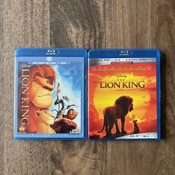 Disney The Lion King Cartoon & Live Action Kid’s Film Blu-Ray & DVD Movies