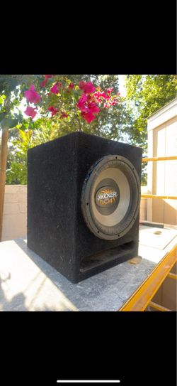 12” kicker CVR with ported box