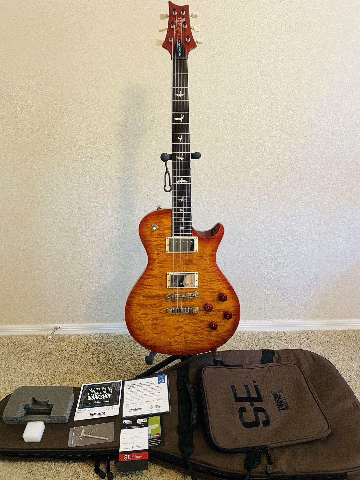 PRS McCarty 594 SE Electrical Guitar Fender Gibson Stratocaster Telecaster Mustang