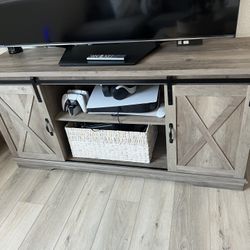Barn Door TV Stand 