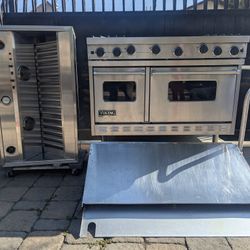 Viking 48" Wide Gas Stove with Dual Oven, Grill And Griddle