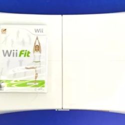 Nintendo Wii Fit Balance Board Fitness RVL-021 With Wii Fit Game