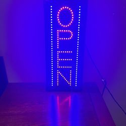 Open Sign that Lights Up