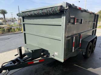 Dump Trailer Size (8x12x4) New Model 2026