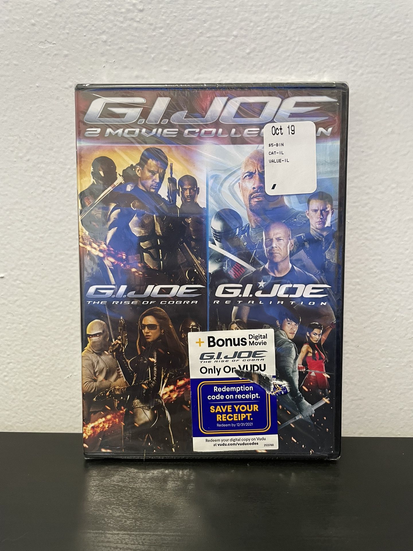 G.I. Joe 2 Movie Collection DVD NEW SEALED Rise Of Cobra + Retaliation The Rock