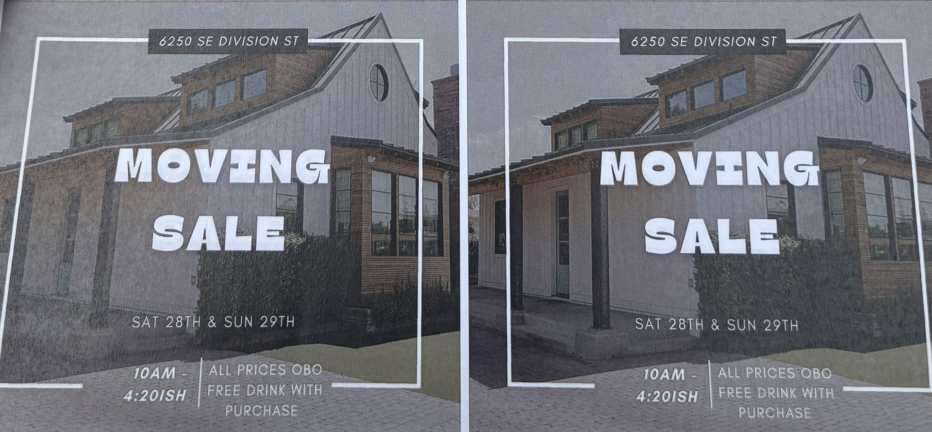 Moving Out Of State Sale EVERYTHING MUST GO