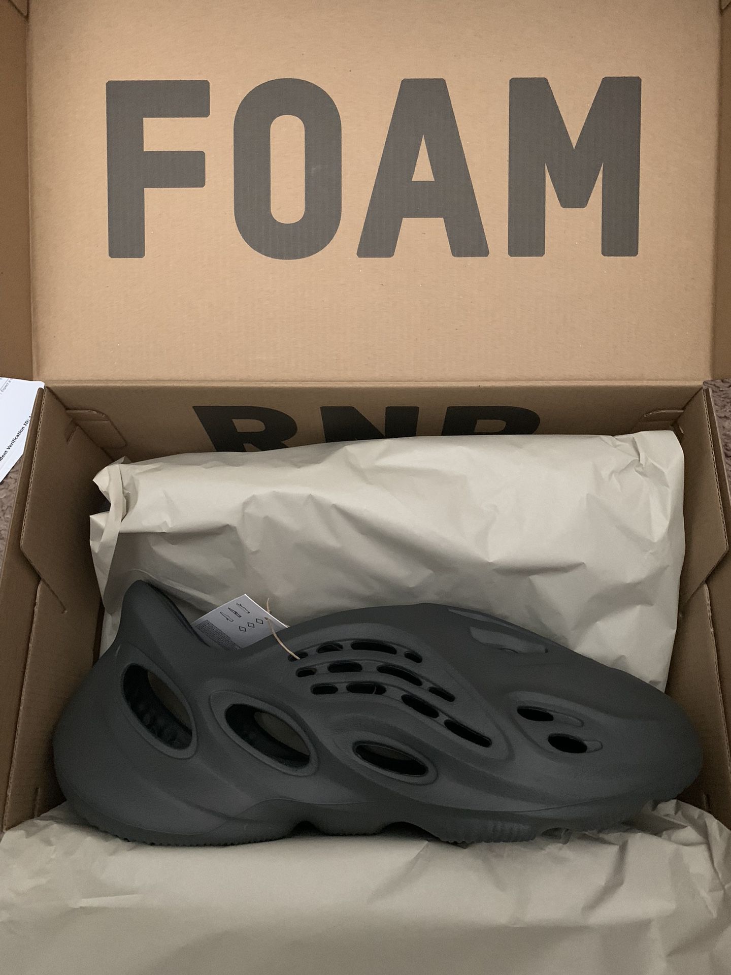adidas Yeezy Foam RNR Carbon Men's - IG5349 - US