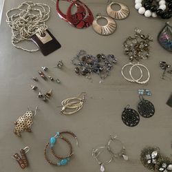 Jewelry- Earrings, Bracelets And Necklaces 