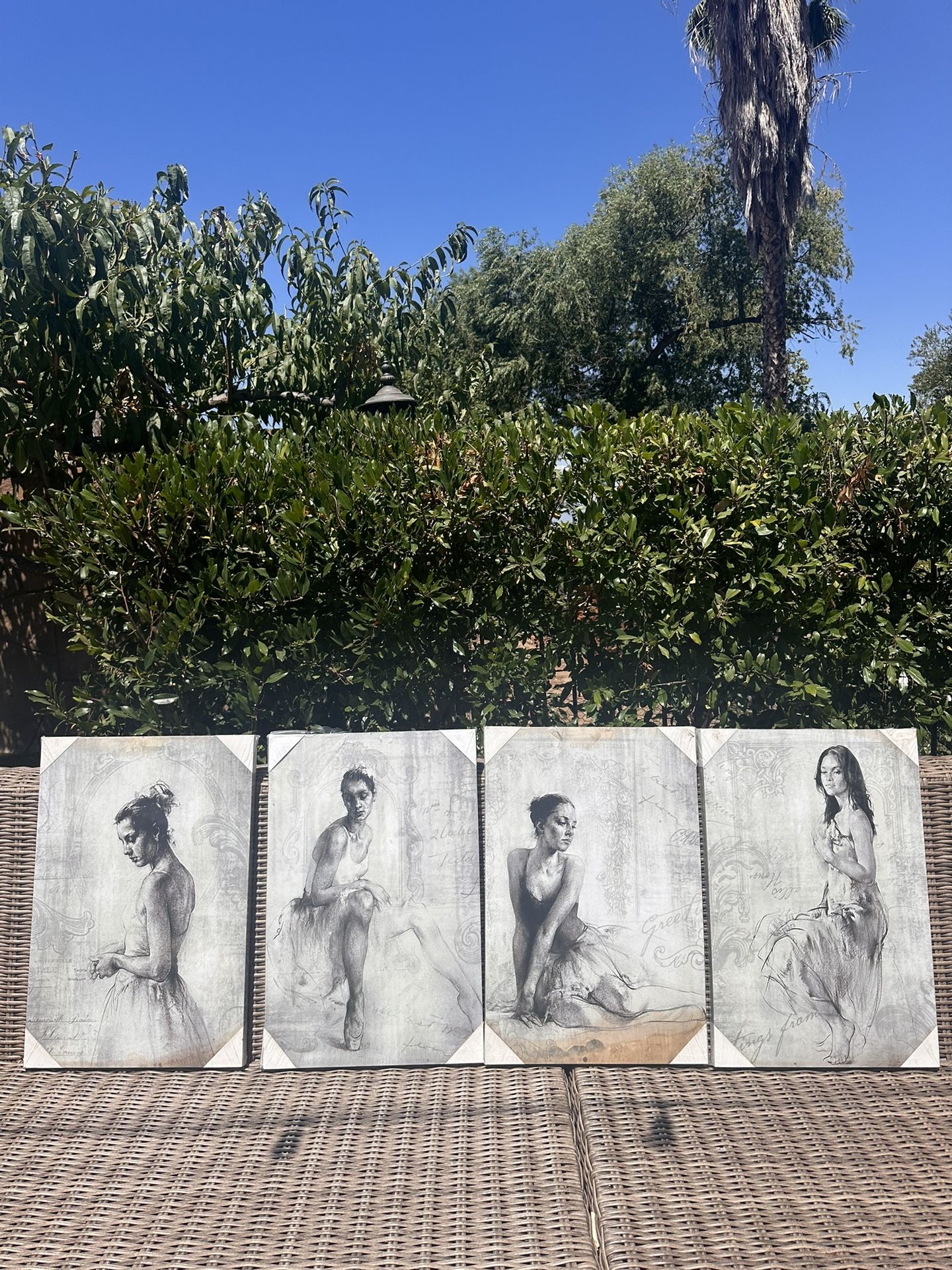 4ct Wall Art - Elegant Ballerinas