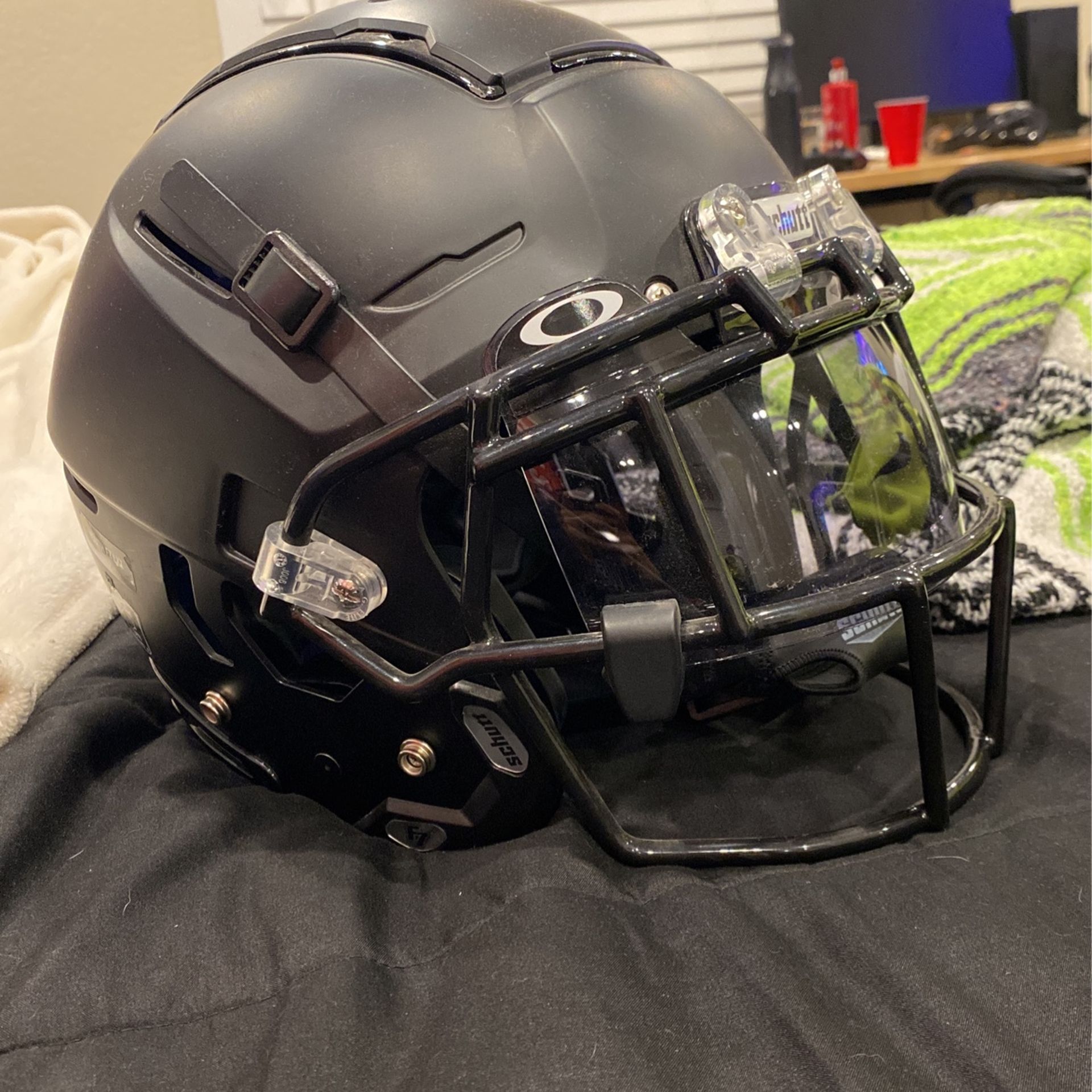 Schutt F7, Matte Black, Size: YOUTH XL