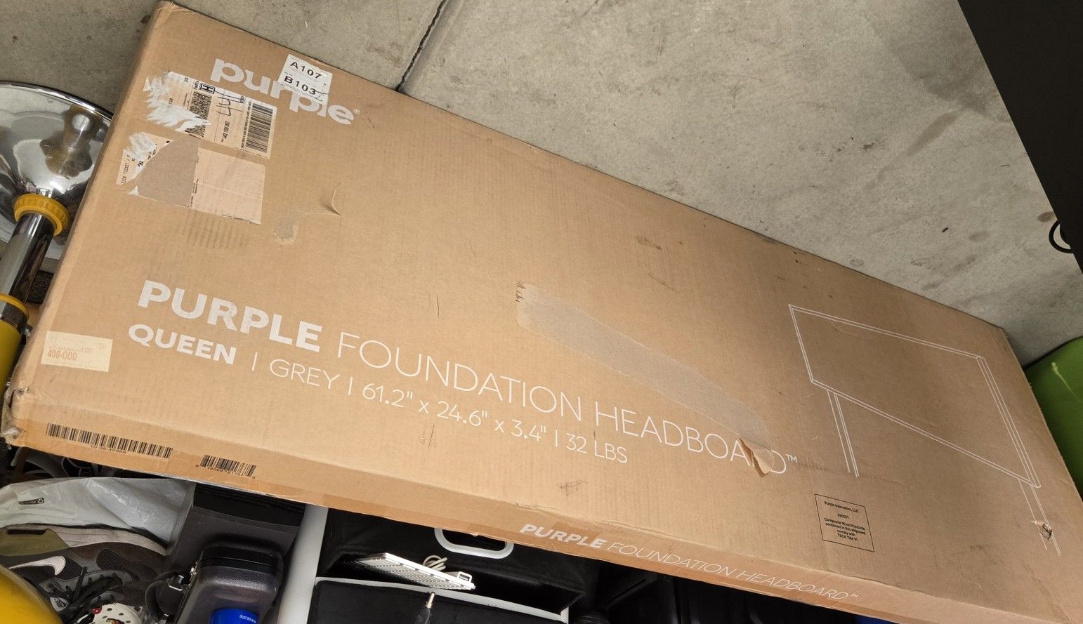 Brand New Purple Headboard Queen