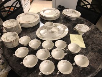 57 piece Name brand dishware
