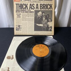 Jethro Tull Thick As A Brick 1972 Vinyl 12” Album Reprise Records MS 2072 31378 (Rare Newspaper Style!)