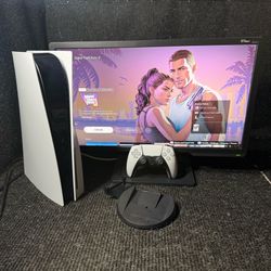 Ps5 Disc 1TB Console with Controller and Cables