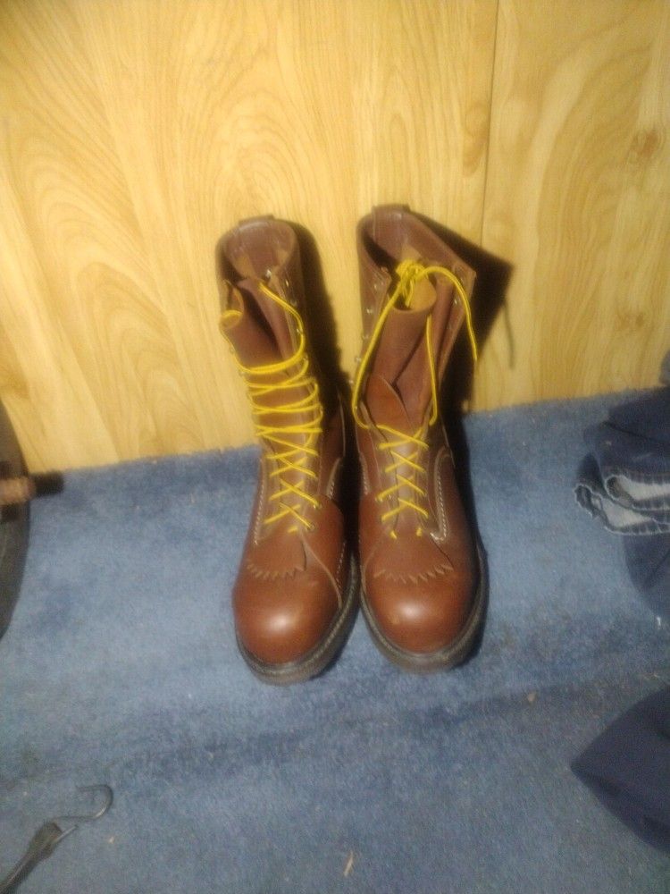 Wesco Steal Toe Boots 11"