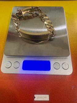 14k Cuban hollow bracelet