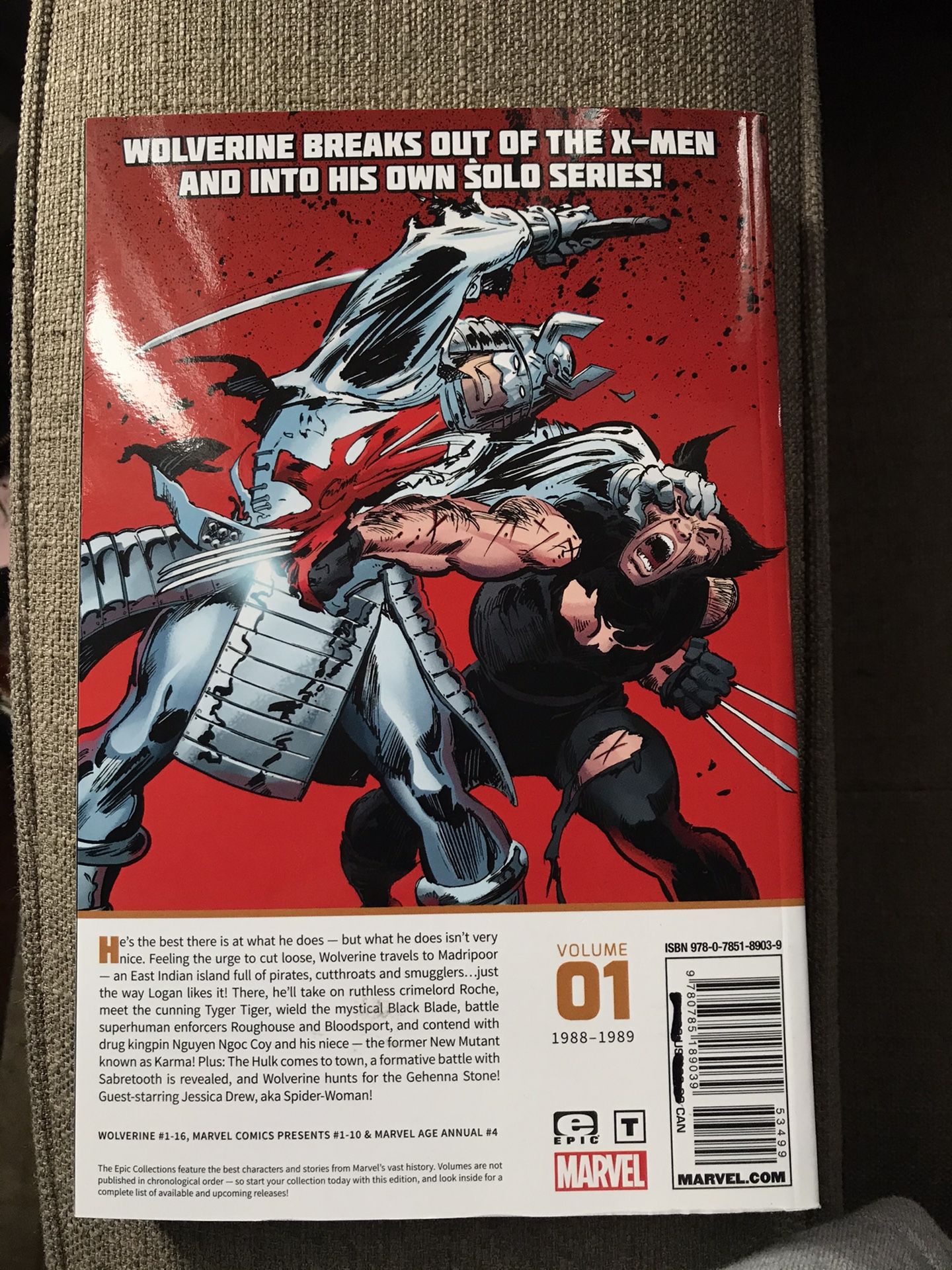 WOLVERINE EPIC COLLECTION Vol 1