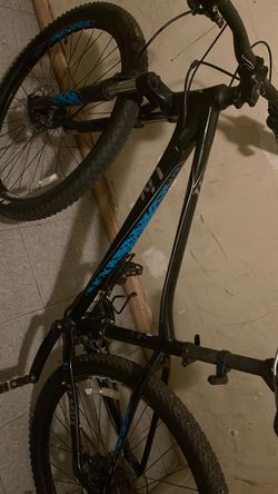 Black and Blue Mountain Bike