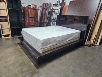 Queen bed and mattress