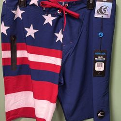 Wave Life Bathing Suit - American Flag