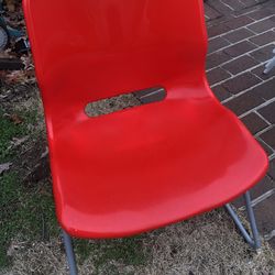 Red IKEA Chair