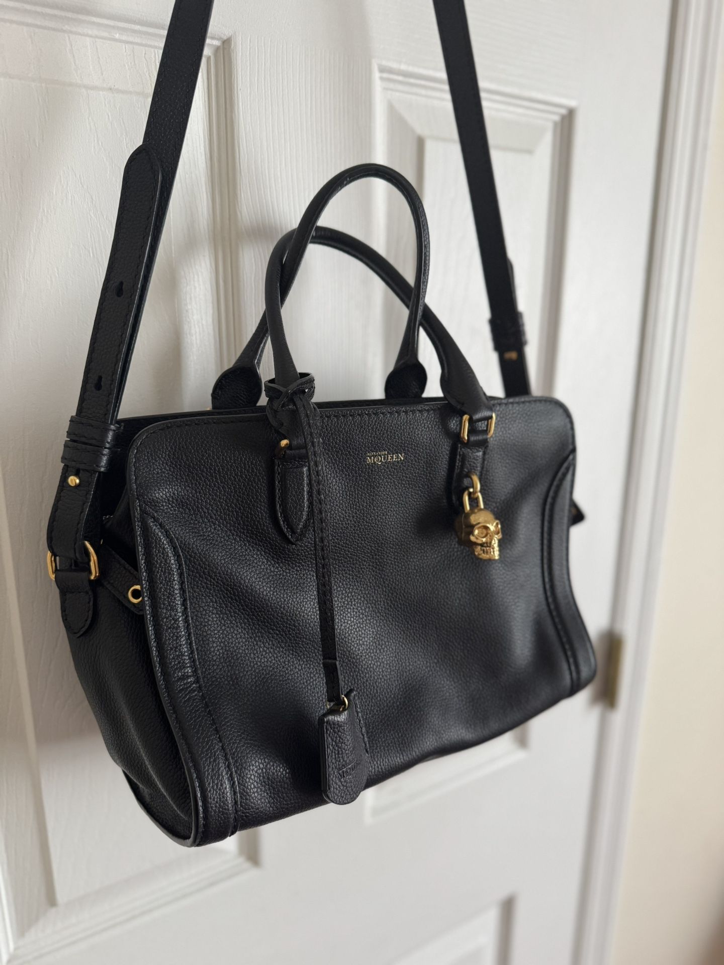 Alexander McQueen Skull Padlock Handle Bag - Large