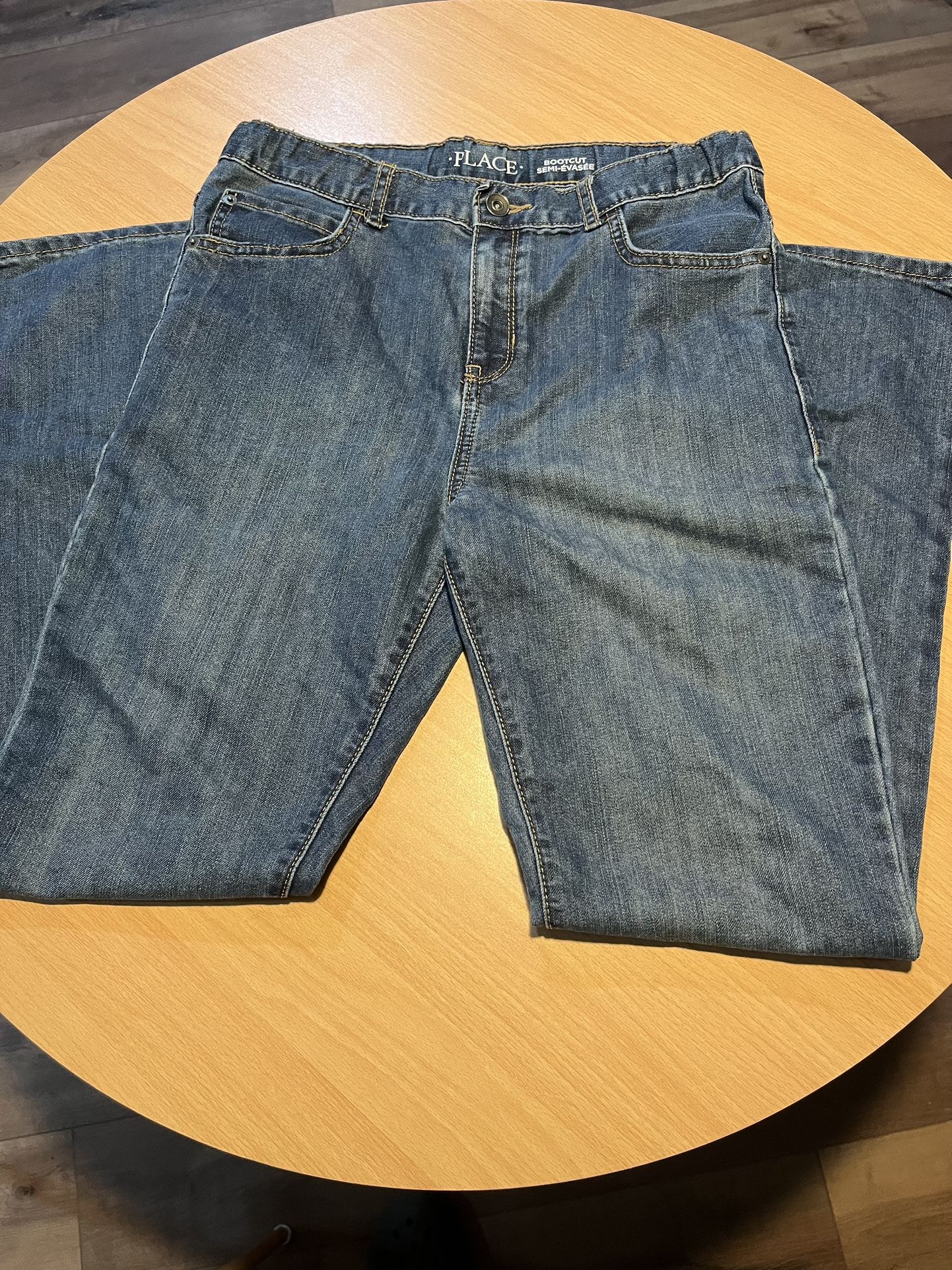 Boys Boot Cut Jeans, Children’s Place, Size: 16