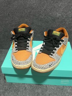 Sz 10 USED  Nike SB Dunk Low  Safari