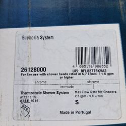 Grohe 180 Thermostatic Shower System, 2.5 gpm