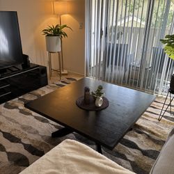 Dark Brown/Black Coffee Table 
