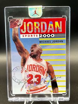 Michael Jordan 1993 Silver Foil Edition Sports 2000 Promo Test, 1 of 1750 NM/M