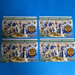2025 NOVELTY NYPD NYC CEA CAPTAINS ENDOWMENT ASSOCIATION COURTESY CARD 4 AUTHENTIC 