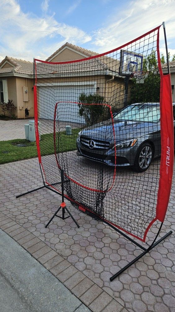 T-ball Baseball Net W/tee