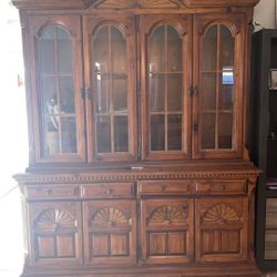 Antique Dish Display 