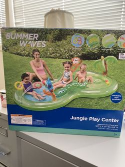 Summer Waves jungle Play Center And Slip And Slide