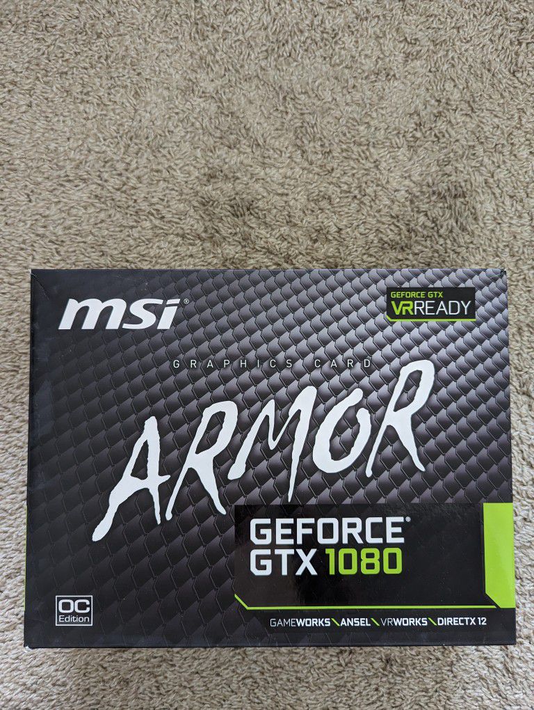 MSI Armor OC Nvidia GeForce GTX 1080