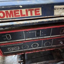 Homelite Generator 4800 Watt  50.00