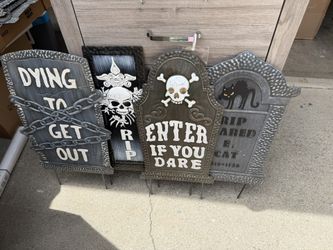 Halloween Grave Decorations